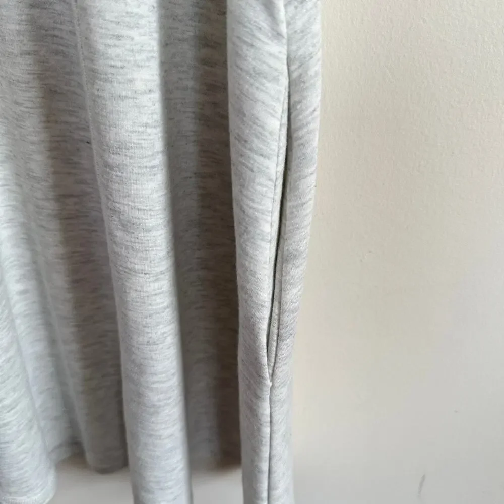 Freedom Trail Kyodan Cowl Neck Dress 1/2 Zip Front Sleeveless Grey Athleisure S - Picture 5 of 10